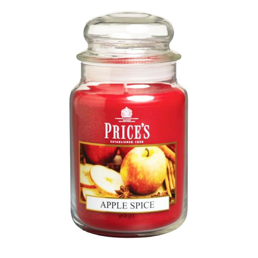 Price's Apple Spice Large Jar Candle £14.99
